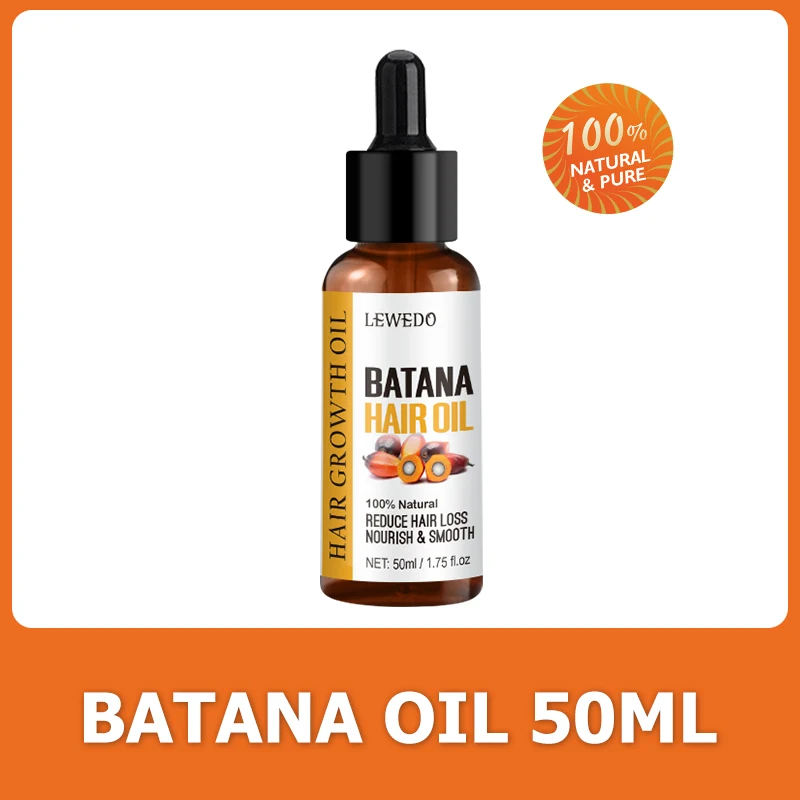Lewedo Naturals Batana Olie Snelle Haargroei voor Mannen Vrouwen Pure Batana Olie Voeden Glanzend Haar Gezonde Haarverzorging Anti Haaruitval