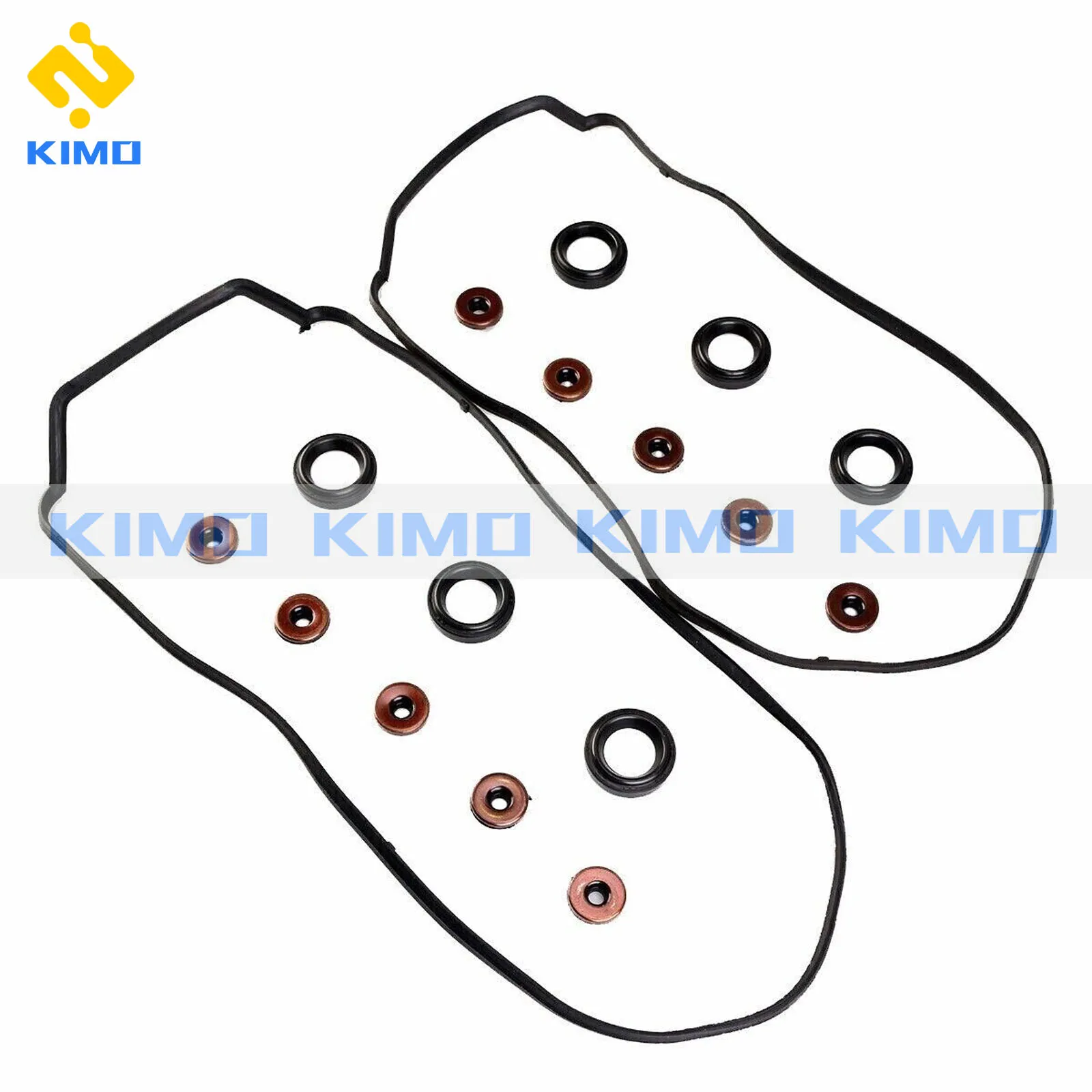 Car Engine Valve Cover Gasket Set fit 3.5 3.7 L V6 GAS SOHC for Honda Pilot Accord Odyssey Crosstour Acura RDX MDX TSX 3.5L 3.7L