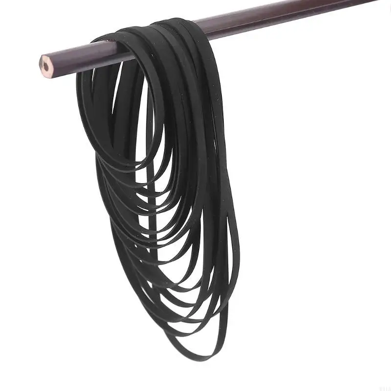 W91A Thay thế đai bàn xoay Belt Rubber cho máy ghi âm Walkman DVD CD-ROM lặp lại Phono 4mm Vành đai rộng
