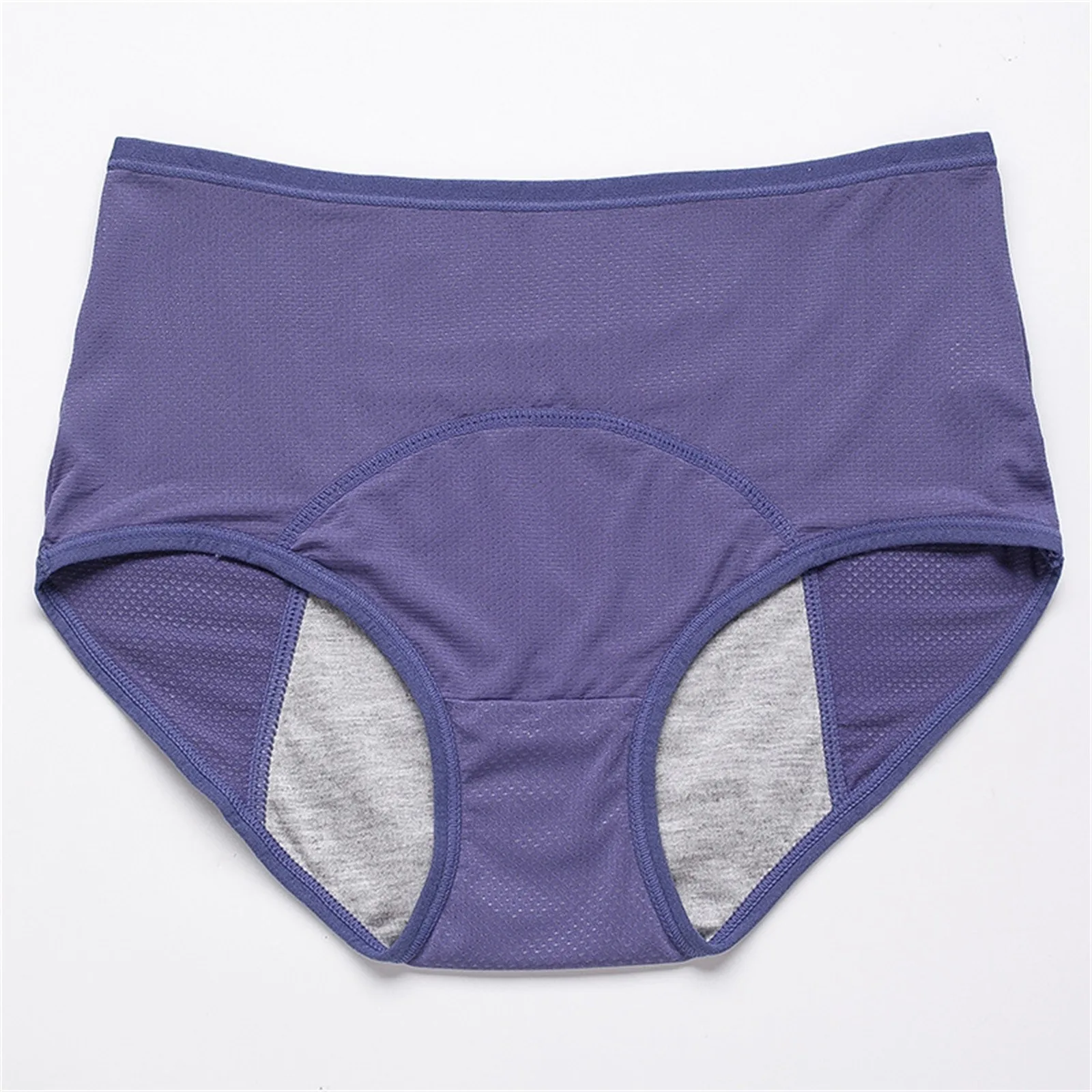 Culotte de Tante Taille Moyenne pour Femme, Slip Respiré, Pantalon Physiologique, Anti-Fuite Avant et Après les Menstruations, Grande Taille