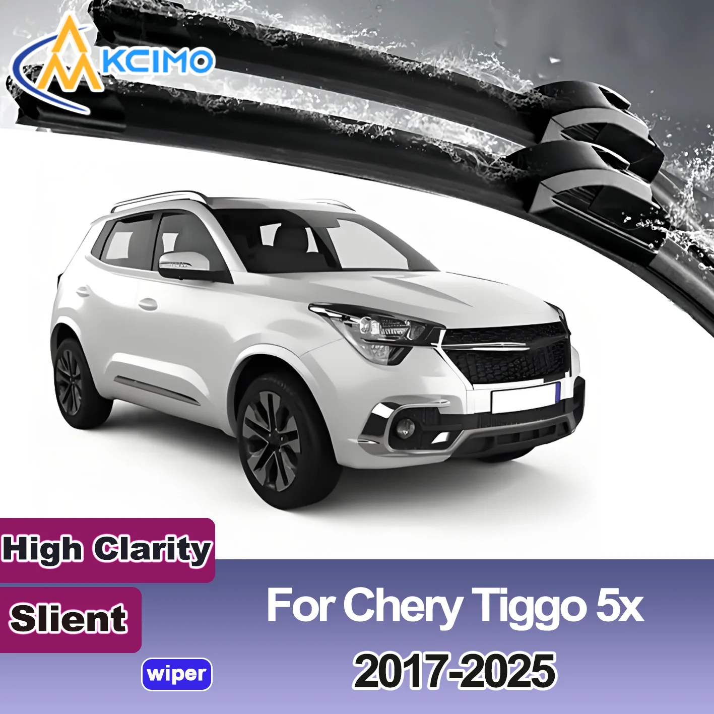

KCIMO 2PCS New Wiper Blades for Chery Chery Tiggo 5x 2017-2025 Front Windshield Auto Wipers Blade Accessories 2025 2024 2023