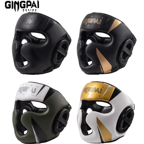 Protección profesional para la cabeza de adultos, casco Sanda de boxeo, protección de lucha Muay Thai, competición de entrenamiento práctico engrosado