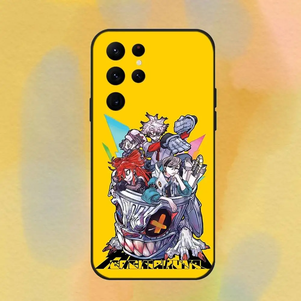 Gachiakuta Anime Phone Case For Samsung S 25,24,23,22,30,21,10,9,Ultra,Plus,Lite,FE,4,5G Black Soft Case