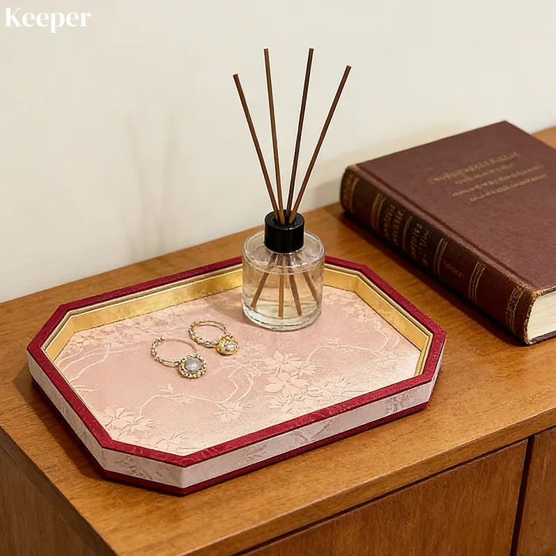 

Large Capacity Jewelry Storage Box, Palace Style Antique Display Organizer for Gold Bracelets & Rings