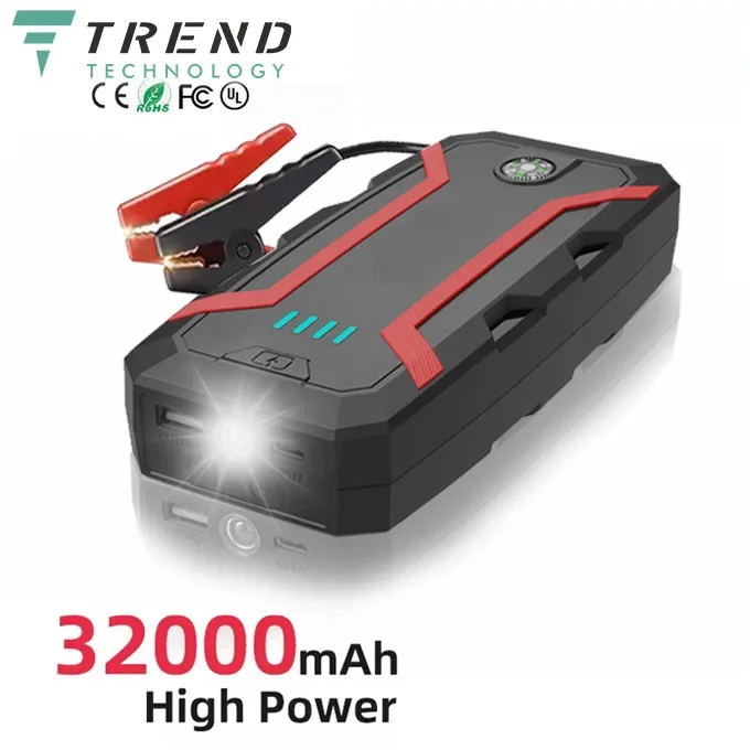 Jump Starter 12v 32000mAh High Power Car Jump Starter Power Bank / Multi-Function Portable Lithium Battery Car Jump Starter