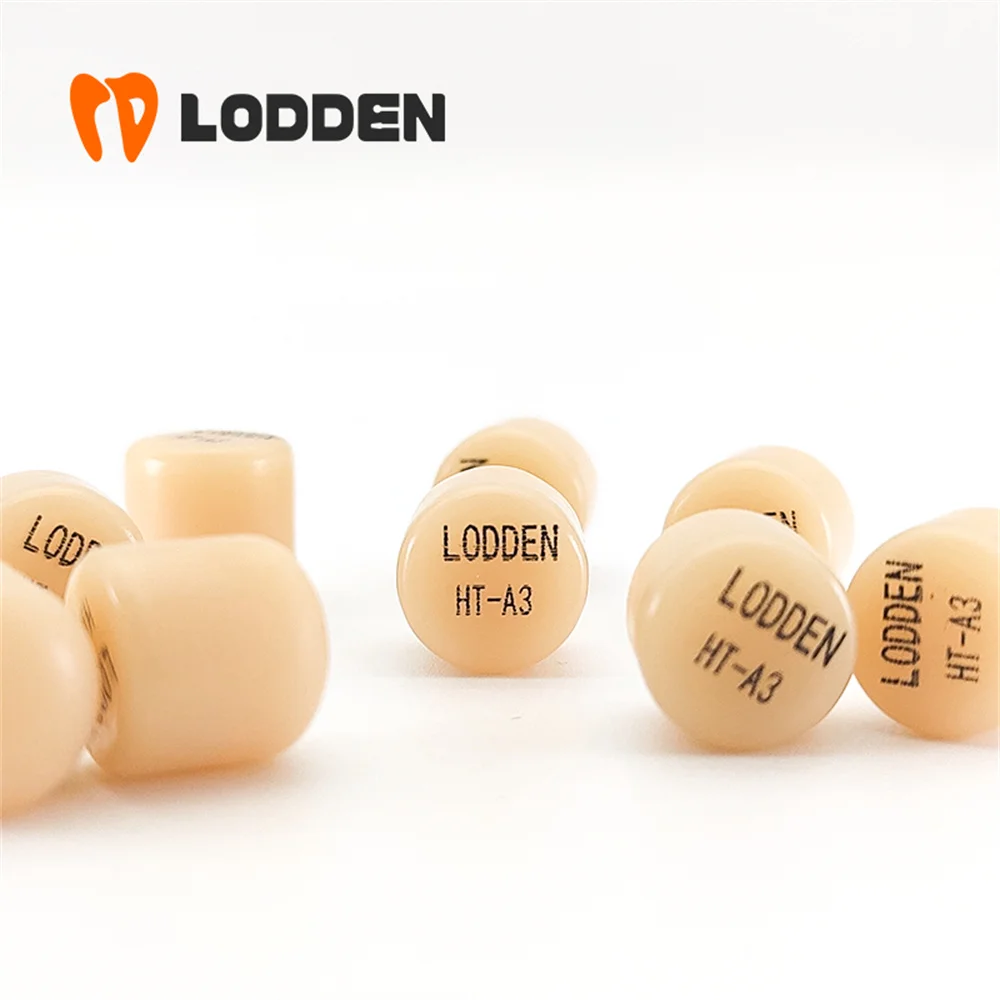 Lamden 5 pçs/set imprensa lingotes de cerâmica de vidro material de laboratório dental pressionando disilicato bloco de lítio-ht/lt