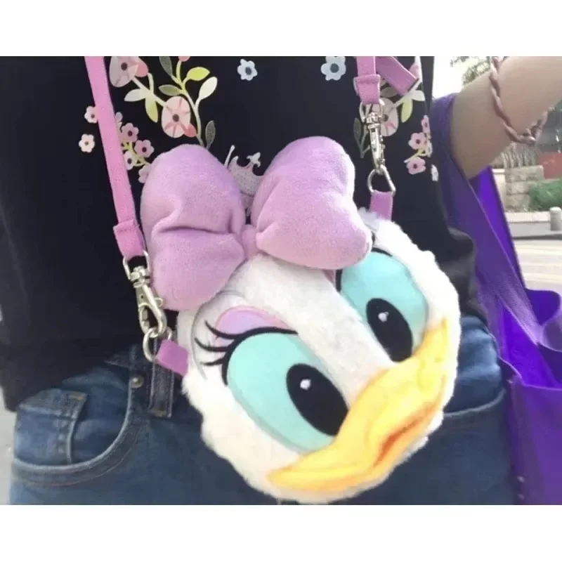 Nieuwe Disney Donald Duck pluche pop speelgoedtas Donald Duck schoudertas mobiele portemonnee kinderreisfestival verjaardagscadeau