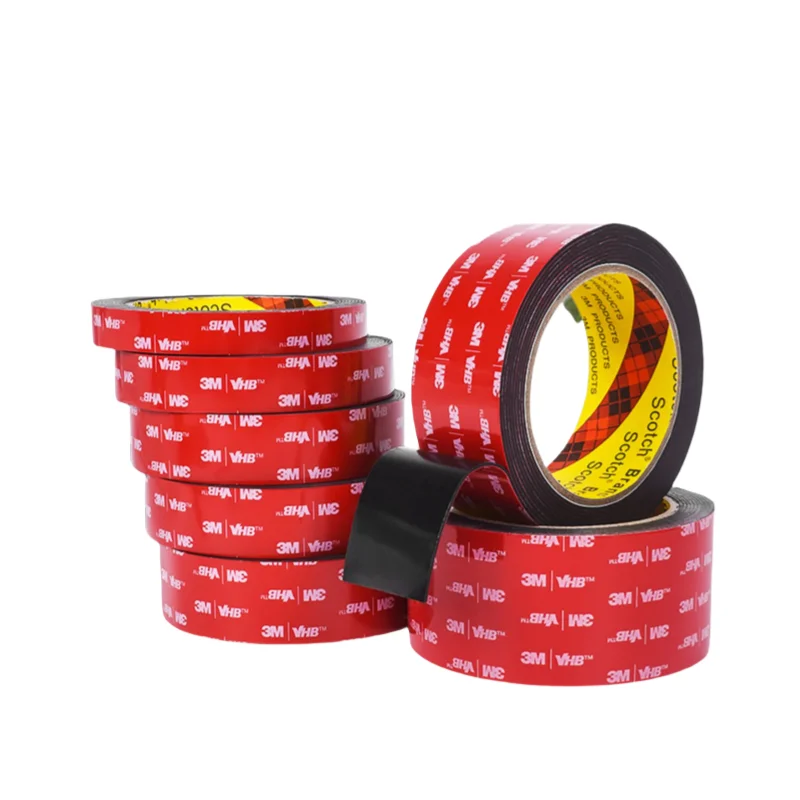 Original 3M VHB 5952 Montage-Acrylband, doppelseitiges Klebeband, robustes, wasserdichtes Klebestreifenband für Auto- und Heimdekoration