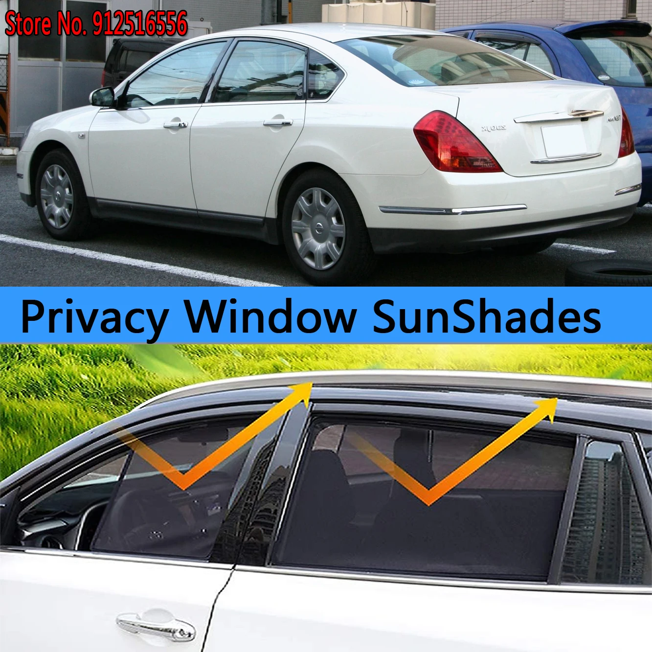 Side Sun Shade Shading Protection Window SunShade Sunshield Car Accseeories for Nissan Cefiro Teana J31 2003 2004 2005 2006 2008