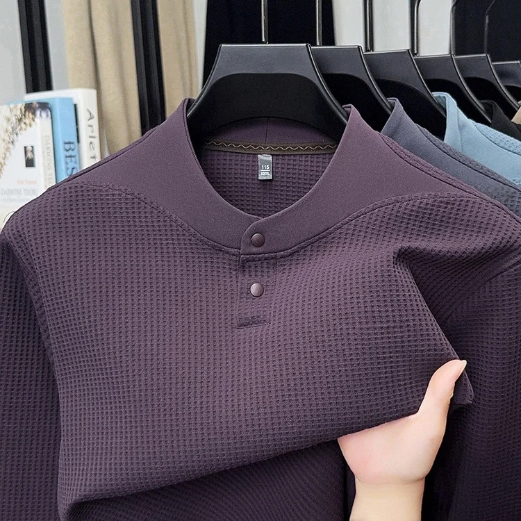 

2025 Autumn Knitted Sweater Striped Polyester Fiber Long Sve f High Collar Deformable Ciwalk Women's Inner Wear