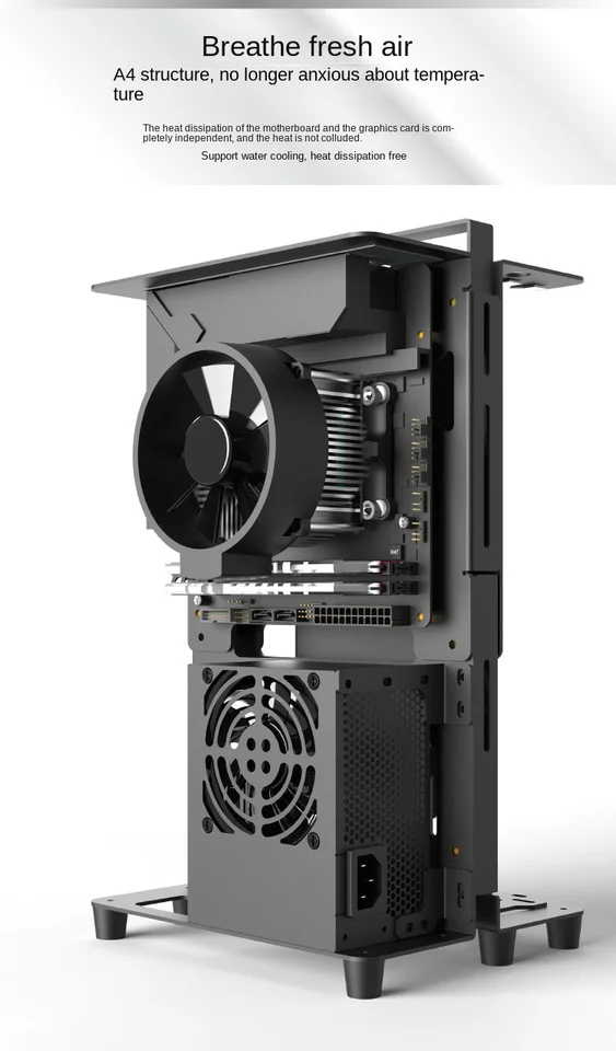 ITX open computer rack, X2i 2024 desktop computer case - AliExpress 13