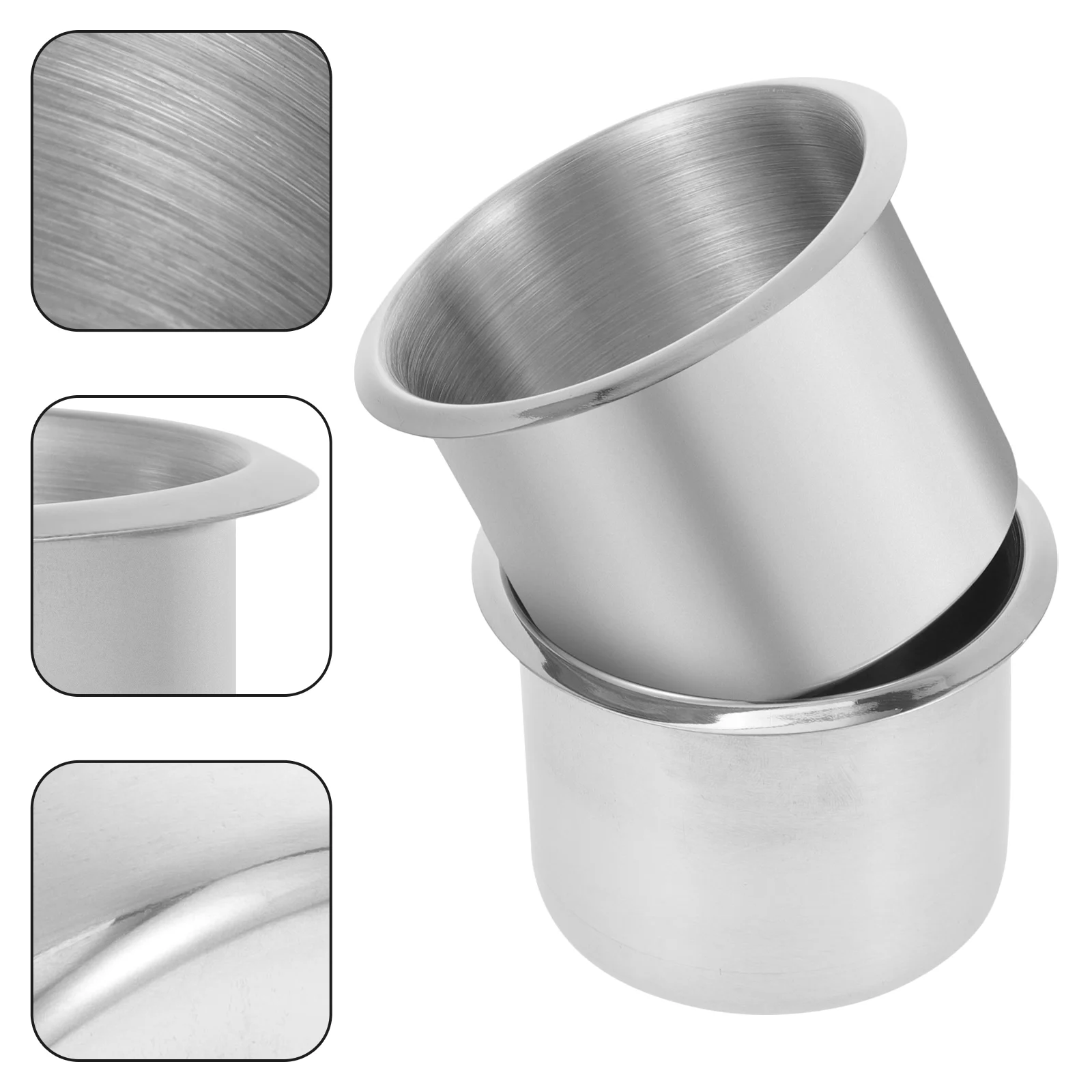 4 Pcs Drink Cup Holder Modification Option Can Car Seat Table for Stainless Steel Drinks Insert Large Cups