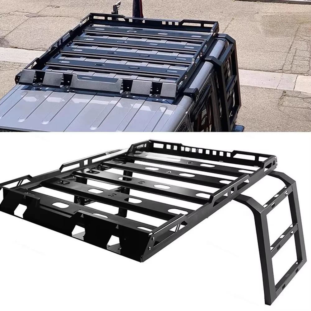 Overland Car Storage Luggage Top Bar Camper Shell Roof Rack Box