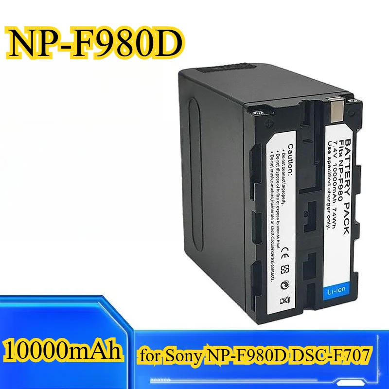 

10000mAh NP-F980D Camera Battery Suitable for Sony NP-F980D DSC-F707 DSC-F717 DSC-F828 Camera Battery