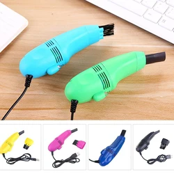 Mini Vacuum Cleaner Keyboard Electric Brush USB Brush Kit Dust Cleaner Collector Three Heads Detachable Cleaning Tool for Laptop