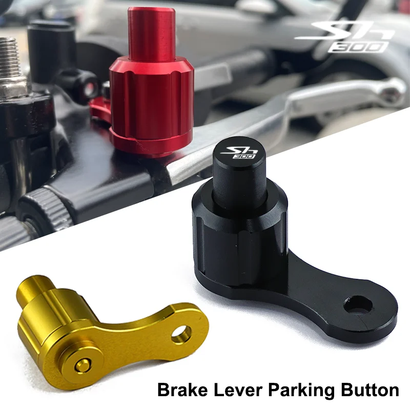 For Honda SH300 SH 300 SH300I SH 300I Motorcycle Accessories CNC Aluminum Brake Lever Parking Button Semi-automatic Lock Switch