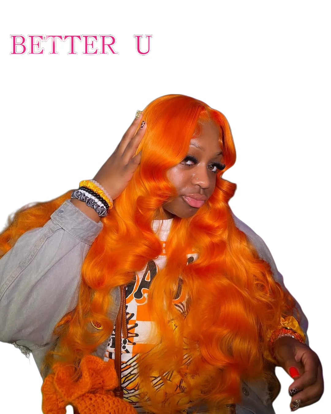 30 40 بوصة برتقالي اللون 13x6 الدانتيل الباروكة الأمامية 100% شعر الإنسان الجسم موجة 13x4 الدانتيل الشفاف أمامي متموج الباروكات 180 الكثافة