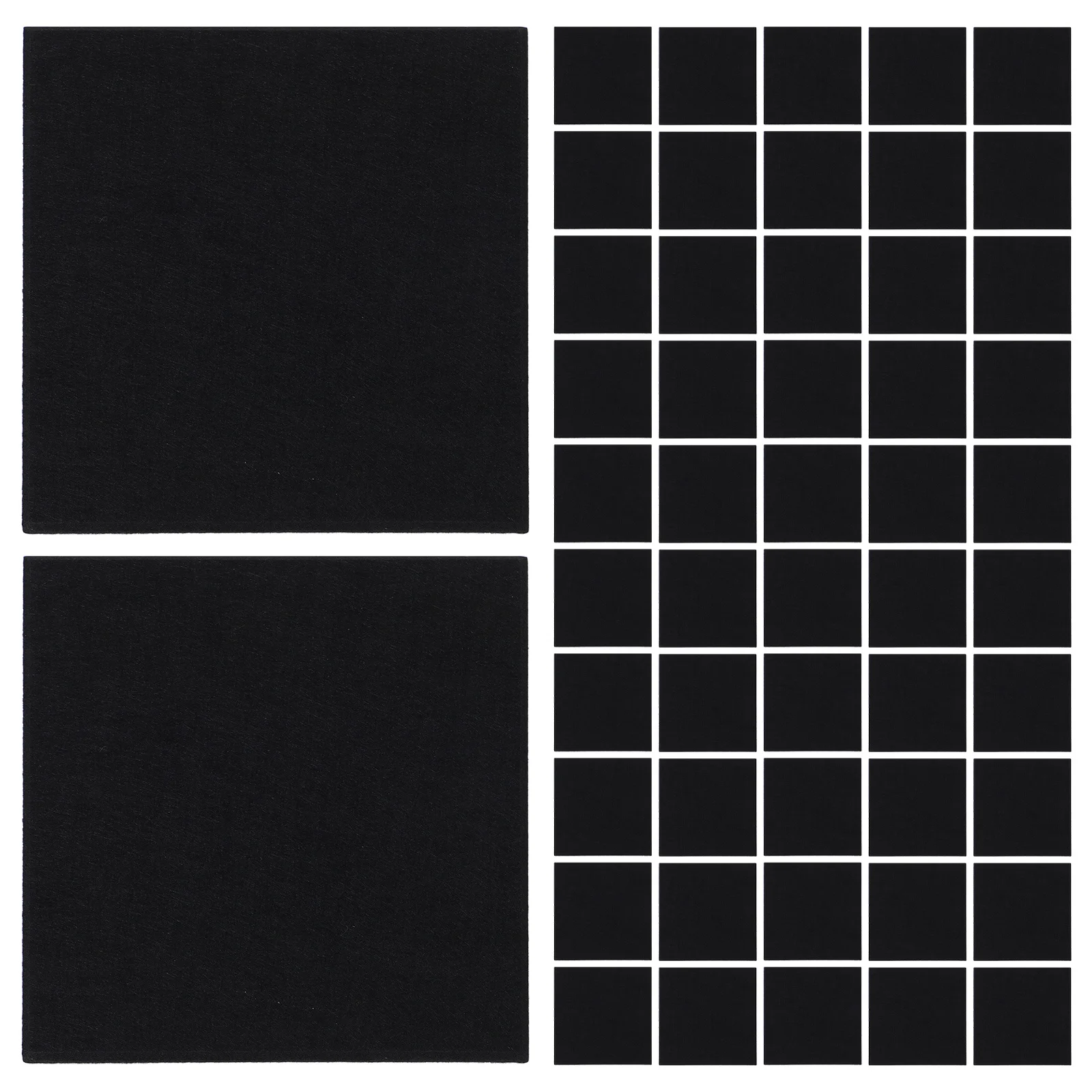 72 шт. самоклеящиеся акустические панели высокой плотности, полиэфирная звукоизоляционная настенная плитка для офисной студии, звукоизоляция