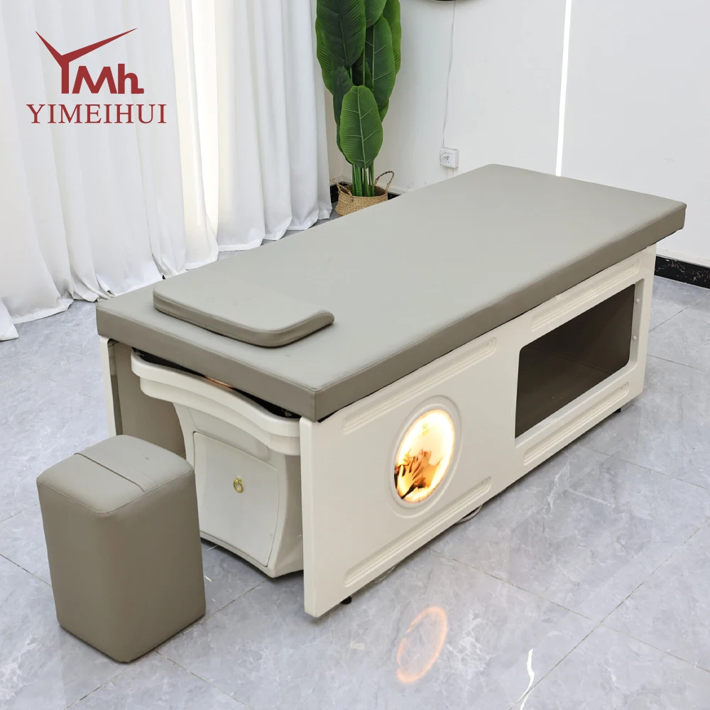 Japanese Spa Head Plastic Head Spa Bed for Beauty Salon Barber Shop Water Circulating Massage Salon Plastic Shampoo Bed