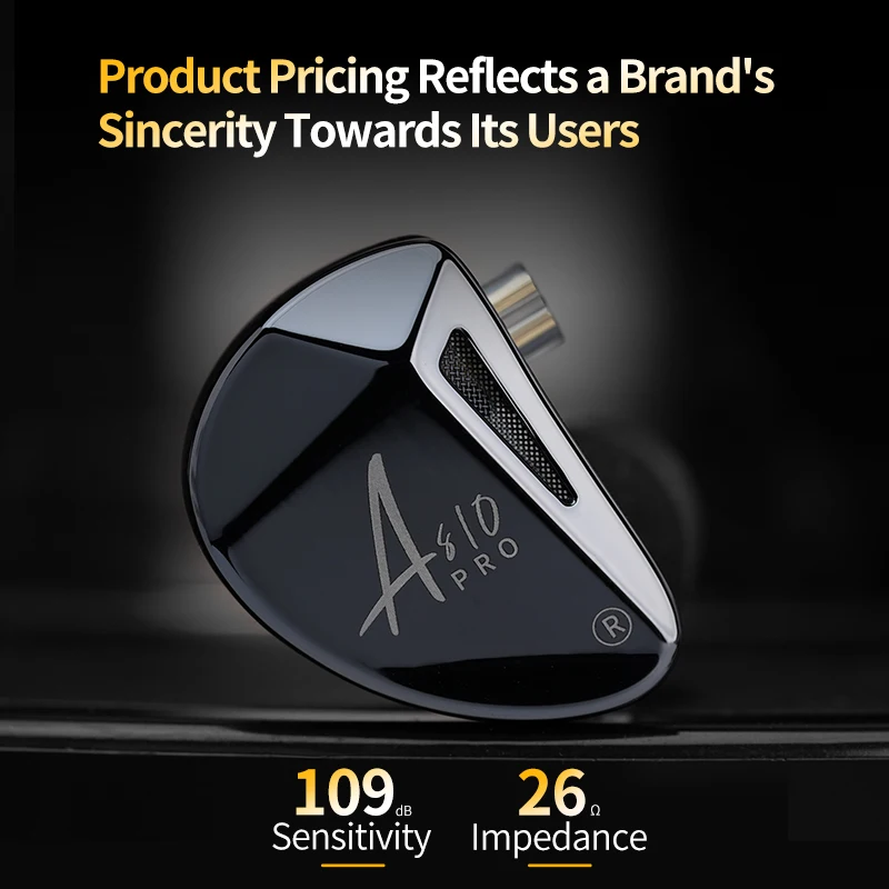 

KZ AS10 PRO 5BA IEMs HiFi проводные наушники-вкладыши с басовым стереомонитором наушники с посеребренным аудиокабелем съемные