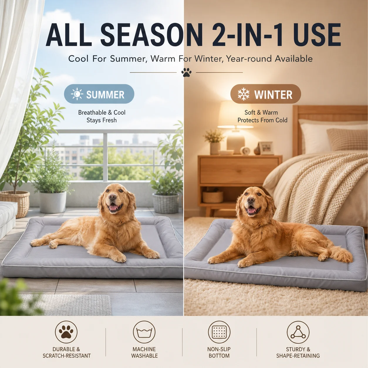Chew Resistant Waterproof Dog Mat 3