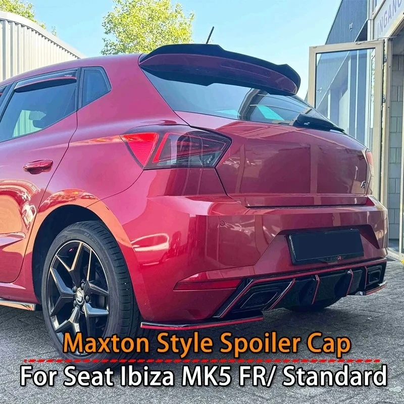 Alerón Estilo Maxton para Seat Ibiza FR/Standard Mk5 2017-2025, Alerón Trasero para Maletero, Alerón de Techo, Alerón de Maletero Trasero