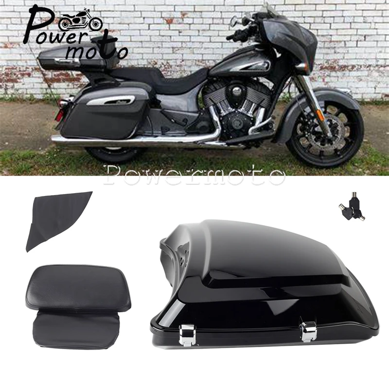 Motorcycle Razor Chopped King Pack Trunk Latches For Harley Touring Electra Street Glide FLHT CVO Road King Special 2014-2023