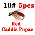 caddis pupa red