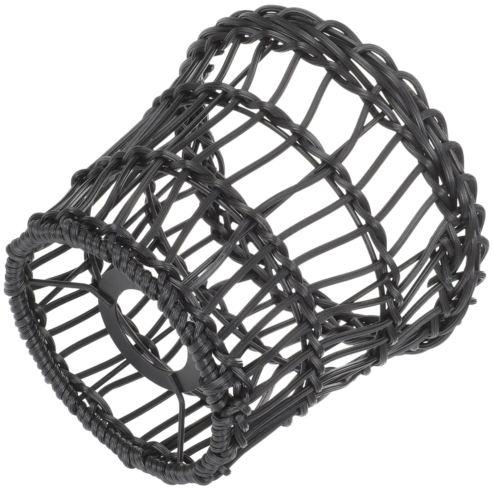 

Rattan Lampshade Cover Reusable Rustic Shade Woven Ch Shade Protector for Home Office Ch Restaurant Lamp Cover