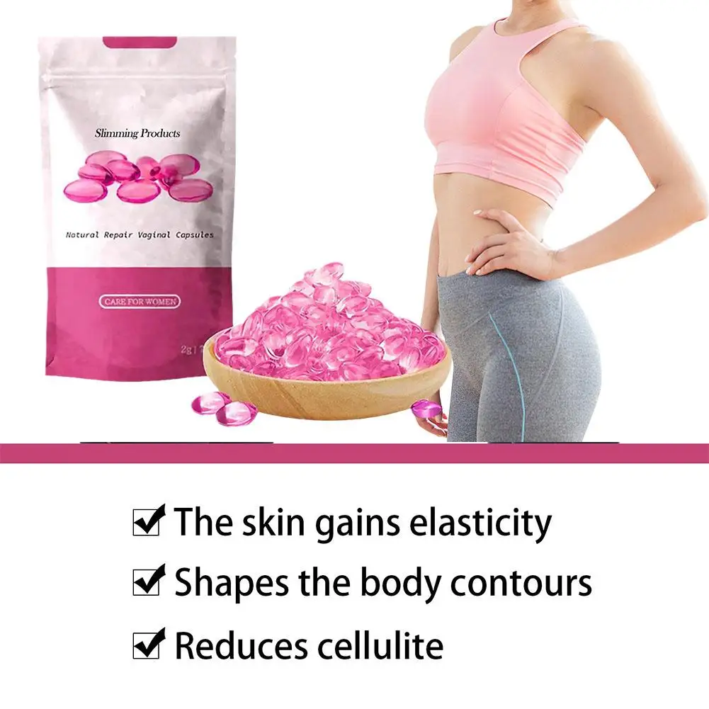 Anti-Itch Detox Slimming Capsules Vaginal Tightening Fat Capsule Weight Cleaning Belly Flat Feminine Loss Hygiene Shrink Bu B2I9