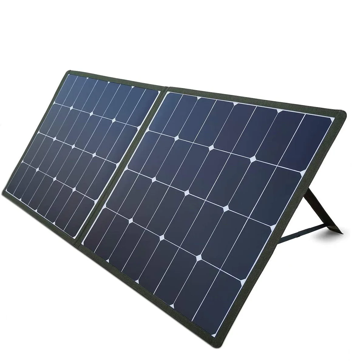 100W foldable solar panel kit with QC3.0 USB-A USB-C for Laptop Portable Generator 12v Car Boat RV Battery