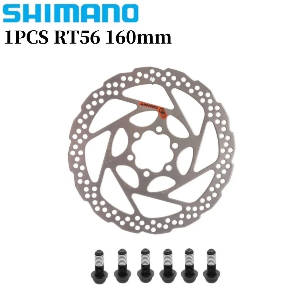 SHIMANO SM RT56 MTB Disc Brake Rotor 160mm 180mm Mountain Bike Hydraulic Disc Brake Rotors With 6 Bolts Bicycle Parts