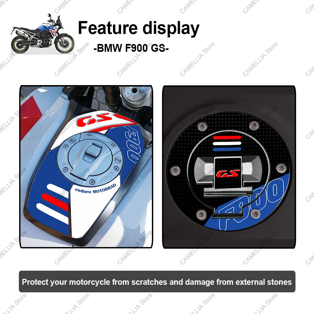 Fuel Tank Pad Sticker 3D Epoxy Resin Waterproof Protection Sticker BMW F900GS Motorcycle Accessories for BMW F900GS