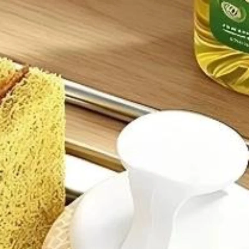 Stainless Steel Sink Caddy Triangle Corner Storage Rack Sponge Dish Cloth Holder Drainer No Drill RV Kitchen Accessories