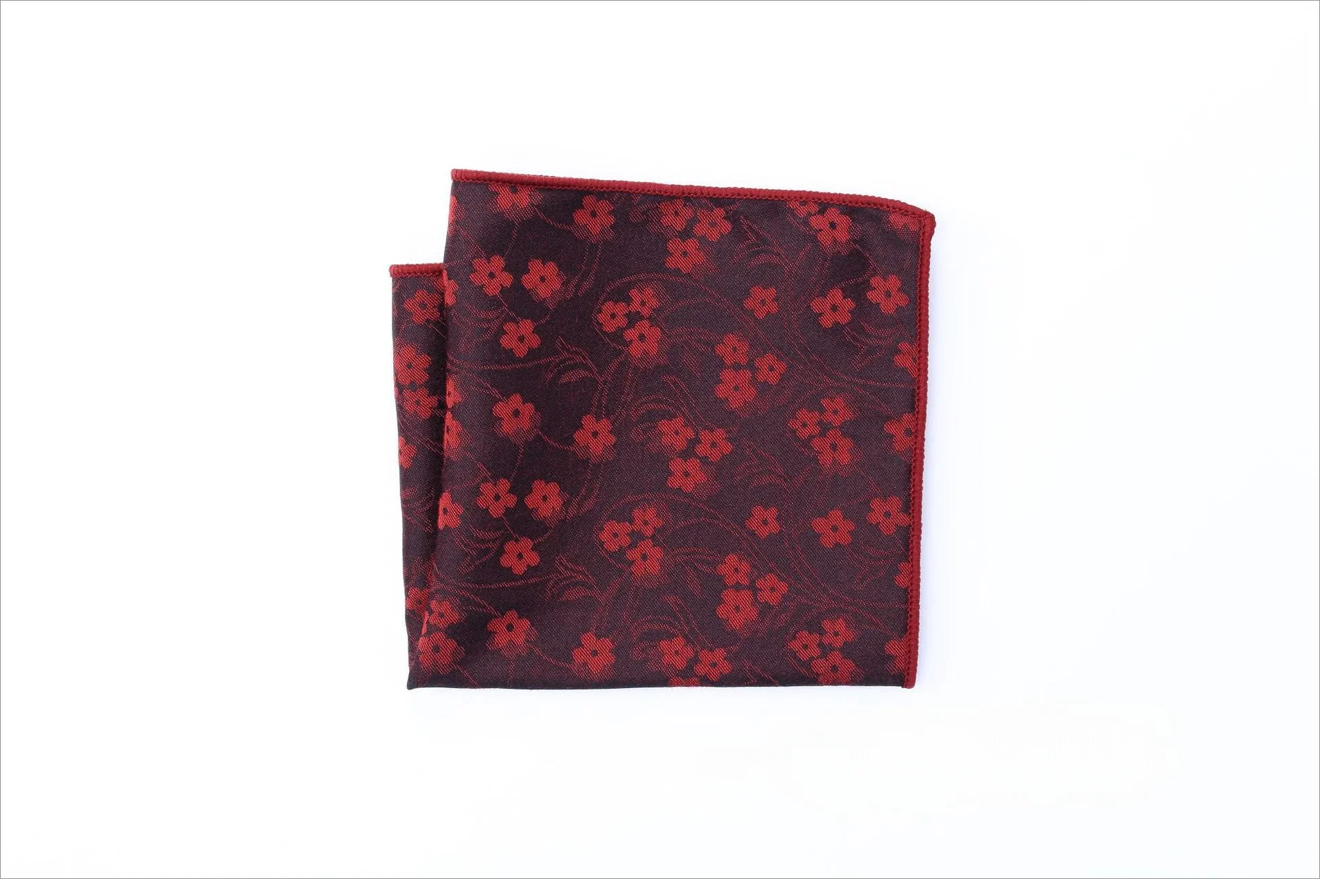 สไตล์ใหม่คลาสสิกพ็อกเก็ตสแควร์ 23 ซม.ดอกไม้ผ้าฝ้าย Hanky Fit Best Man งานแต่งงานชุดผ้าเช็ดหน้าของขวัญวันวาเลนไทน์