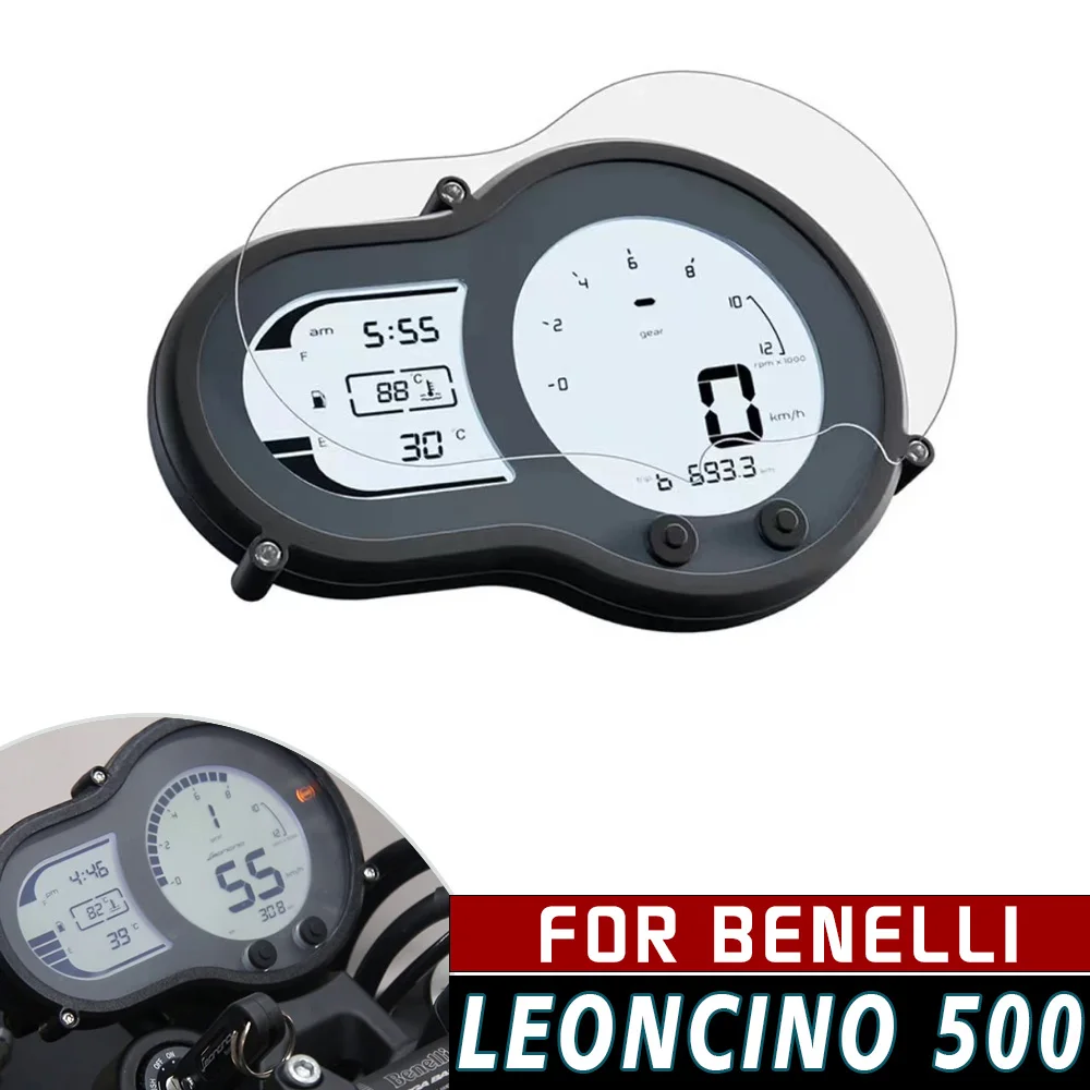 

Motorcycle Accessories Cluster Scratch Protection Film Dashboard Screen Protector For Benelli Leoncino 500 Leoncino500