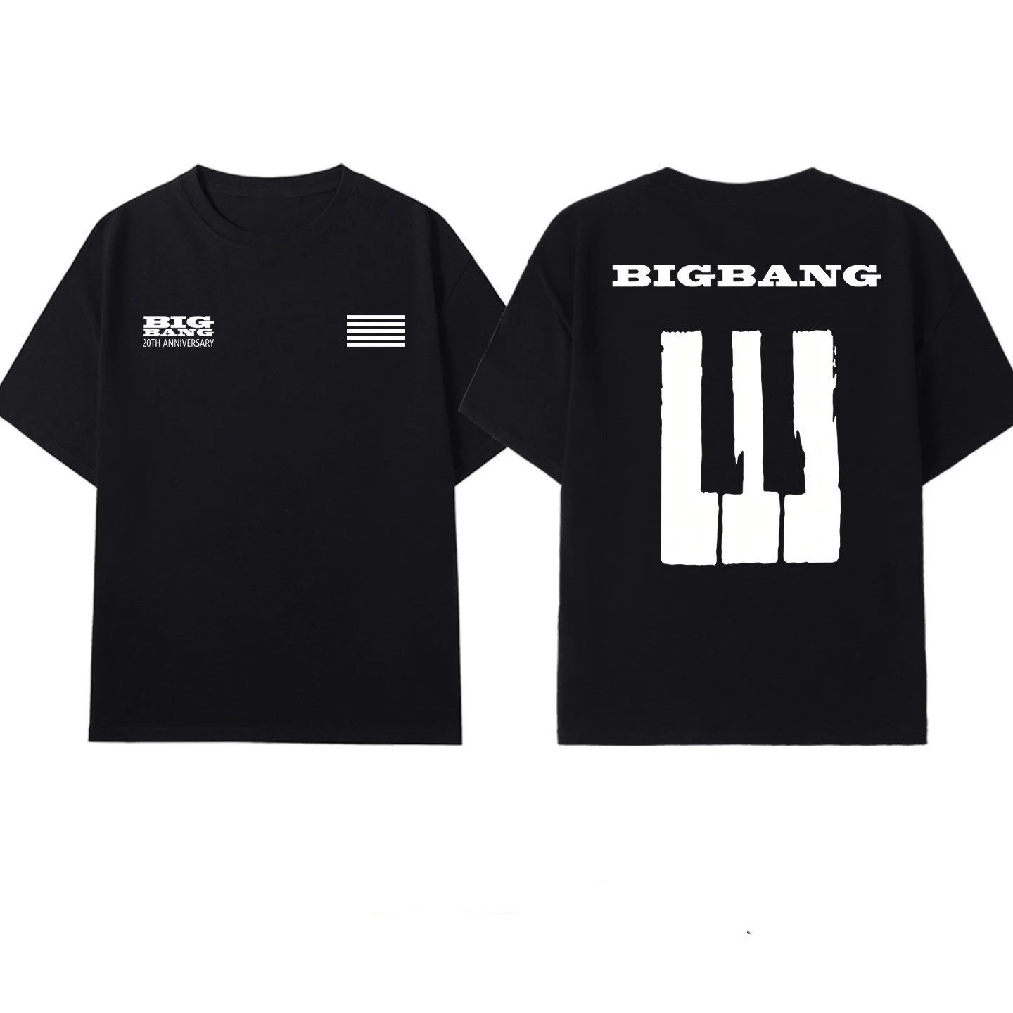 Bigbang 20th Anniversary Concert T-Shirt G-Dragon fans Short