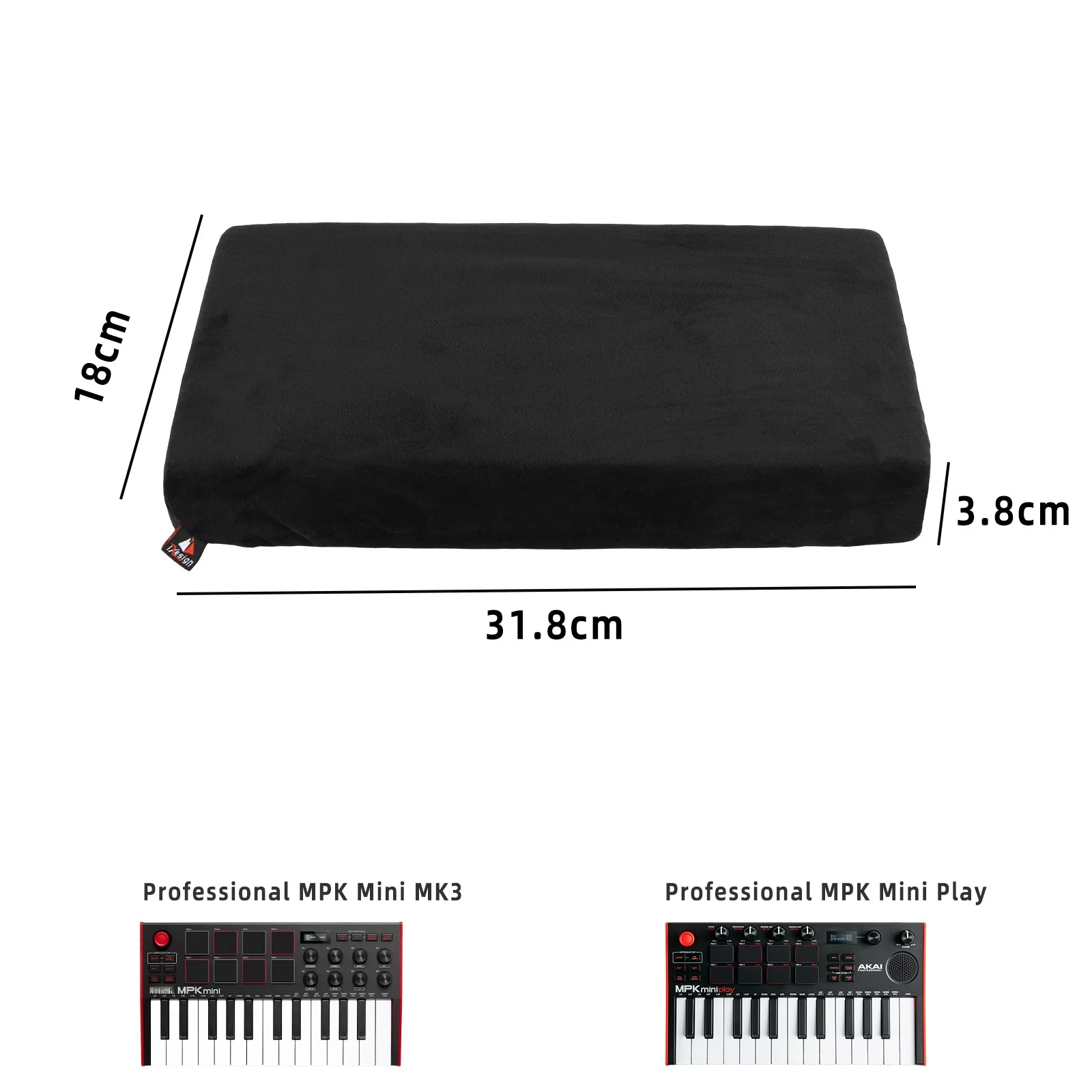 Universelle weiche Staubschutzhülle für Akai Professional MPK Mini MK3 / MPK Mini Play Keyboard Controller