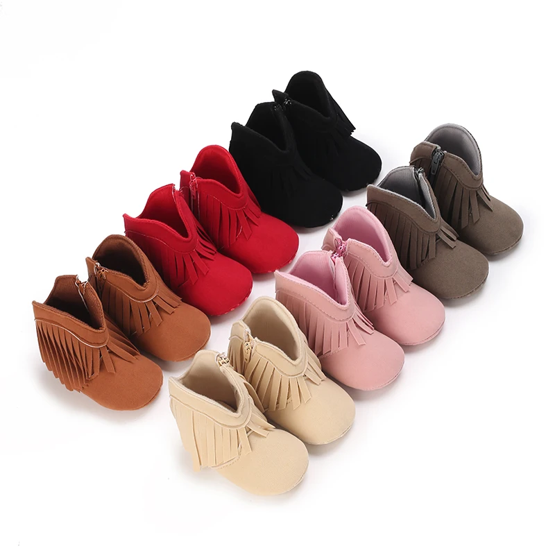 Autumn and Winter Baby Boots Fashion Classic Tassel Casual Baby Shoes Anti slip Comfortable Casual Walking Shoes