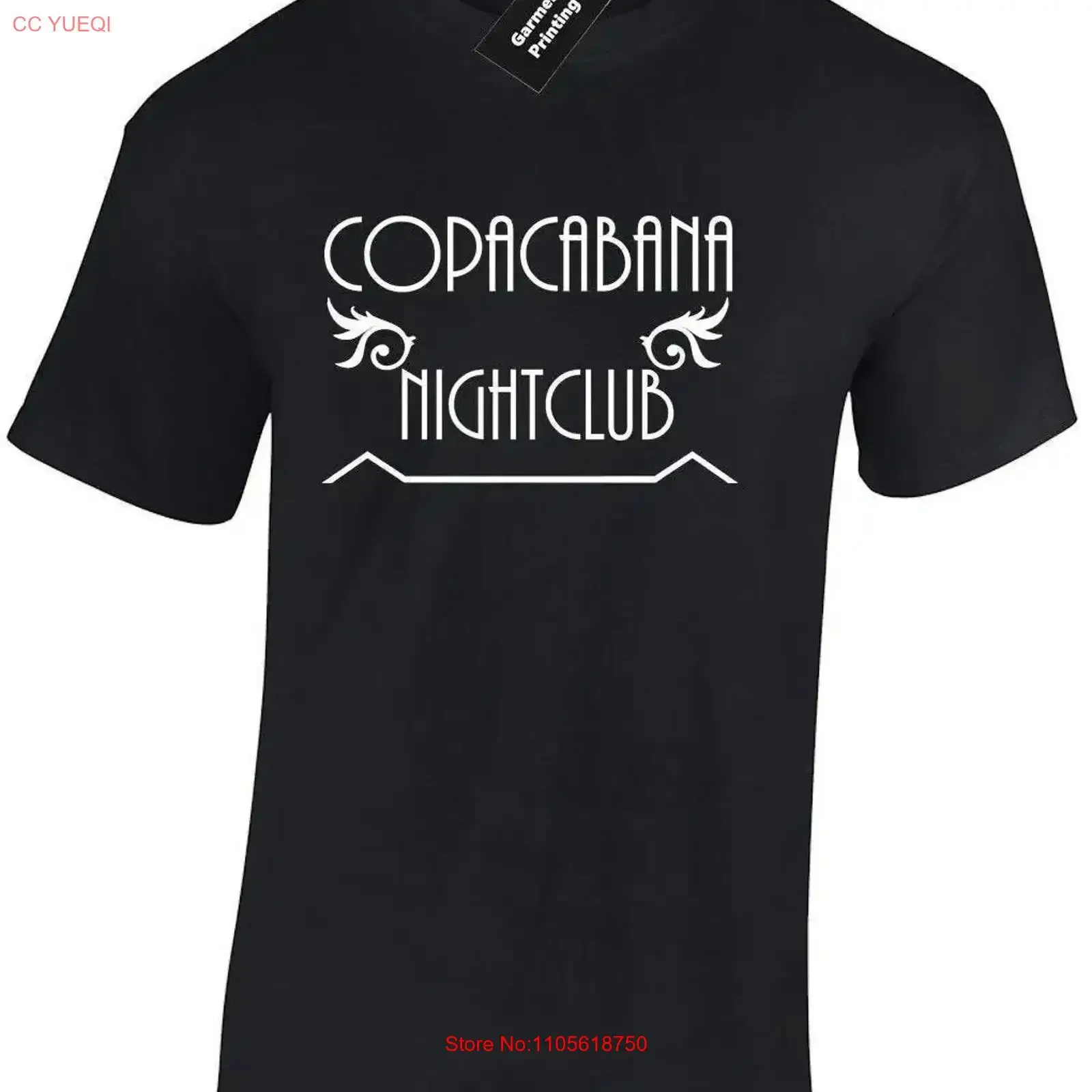 Copacabana nightclub mens T Shirt unisex funny retro classic goodfellas gangsters mafia barry song film movie manilow vintage