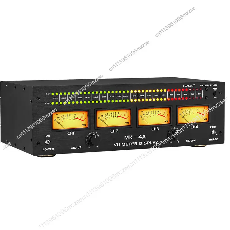 Audio VU Meter Pointer Music Level Meter Large Blue Display High-end with Power Amplifier DB Meter MK-4 MC-II