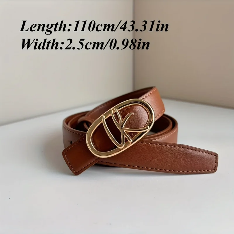 Versatile women's belt，Simple yet elegant, suitable for daily commuting when paired with jeans or jumpsuits