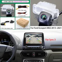 C54 pin RCA Adapter Cable Backup Reverse Camera For Ford Ecosport MK2 2013~2021 For Sync 3 Car Rear view camera HD Night Vision
