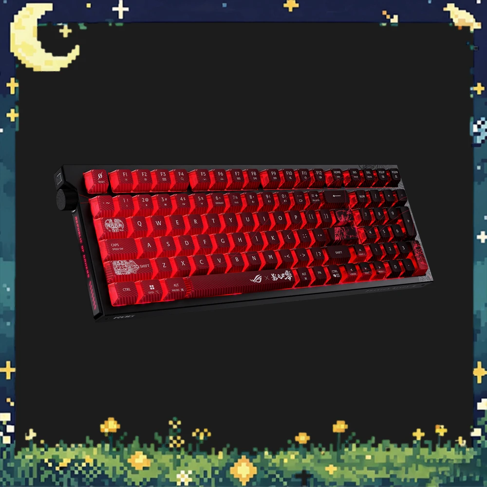 ROG Strix Morph 96 Phantom Blade Zero Edition Mechanical Keyboard Wireless 3-Mode Gasket Hot-Swappable ROG NX Storm V2 Keyboard