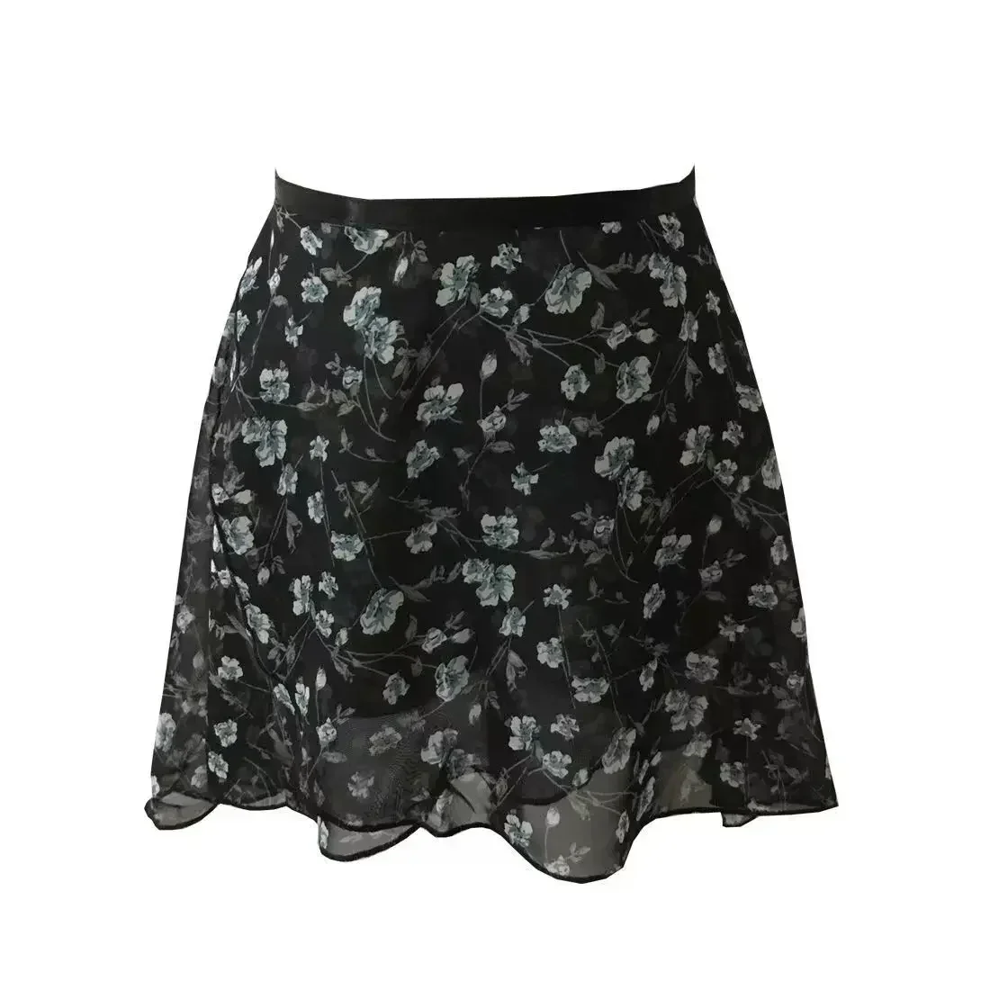 Gonna grembiule da balletto per adulti 2023 nuovo fiore in chiffon pratica body abbigliamento da ballo ragazze stampa floreale tutu di balletto vestito da ballo