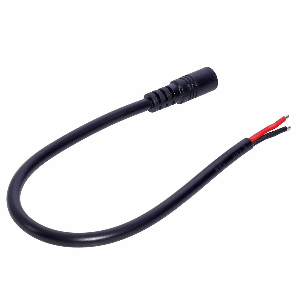 DC power cord 5521 female high-power connection short wire 5.5 * 2.1mm male and female 1.5 square meters