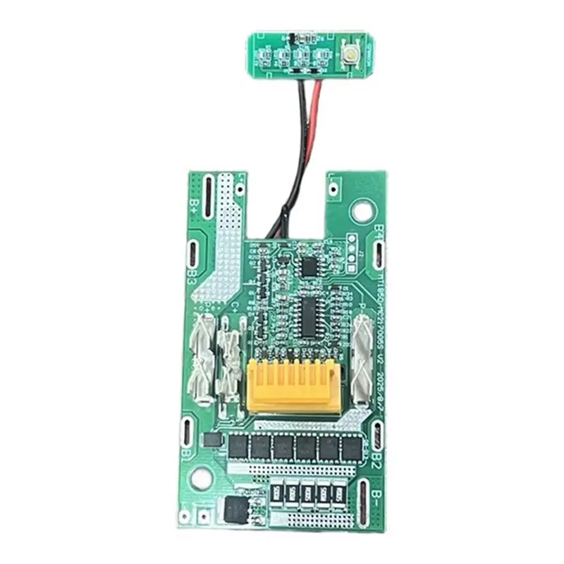B27B For Battery Storage Box Case(10 Core) 21700 Protection Circuit Board+ Light Panel Replacement Parts