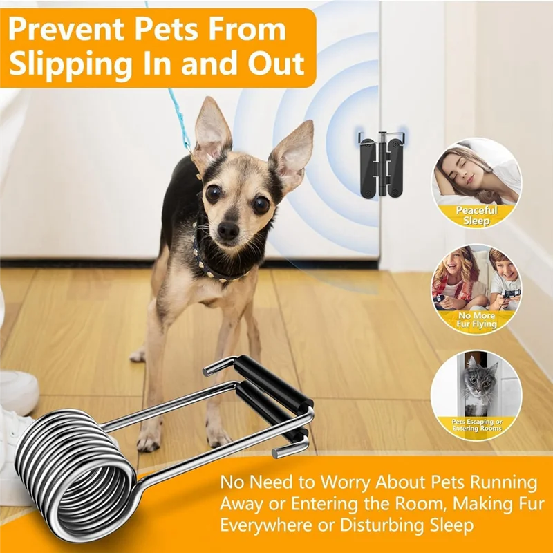 

B50C Пружинный дверной доводчик-бабочка, пружинный дверной доводчик подходит для большинства дверных стыковых петель, автоматический пружинный дверной доводчик, 8 шт.