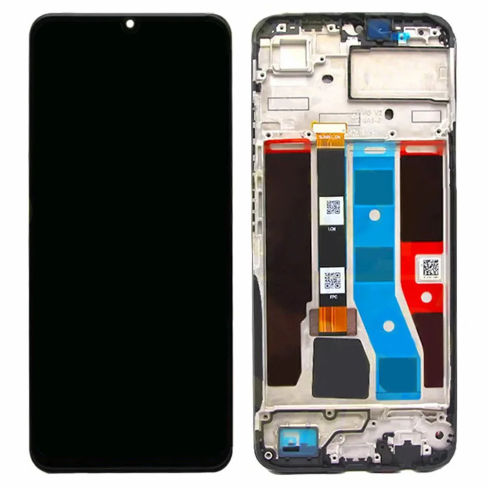

For Realme C51 Grade B LCD Screen and Digitizer Assembly + Frame (Without Logo)