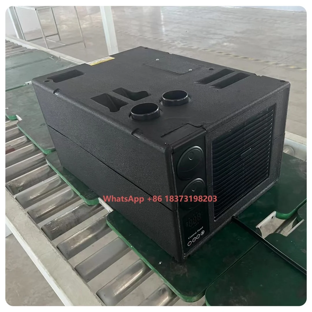 مكيف هواء سيارة صغير محمول 12 فولت/24 فولت حالت جديد للمنزل المتنقل البحري RV تحت مقاعد البدلاء بطابقين 48 فولت مكيفات الهواء بطابقين #1
